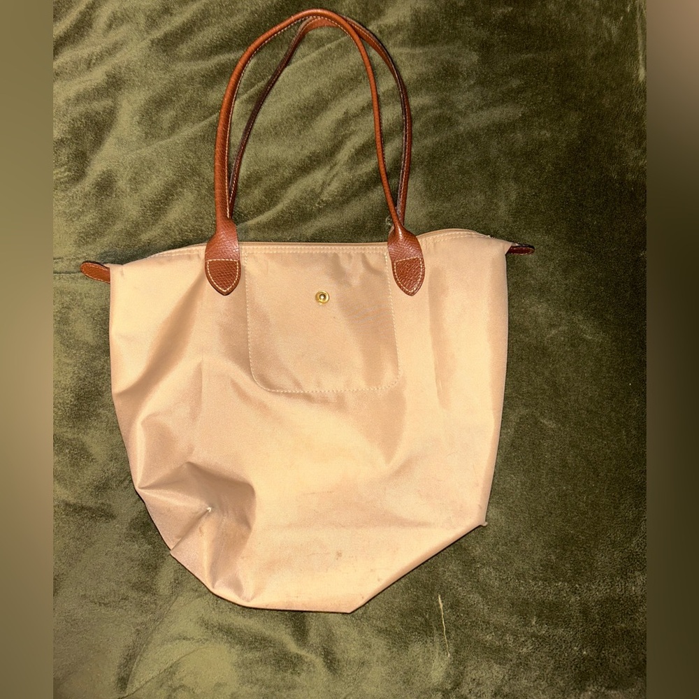 Longchamp Le Pliage tote MEDIUM in TAN older model
